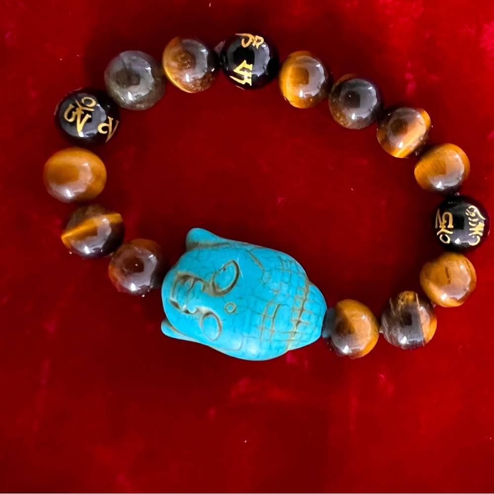 Buddha good luck bracelet.